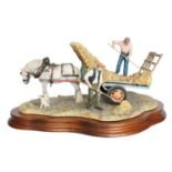 Border Fine Arts 'The Haywain' (Haymaking), model No. JH73 by Anne Wall, limited edition 85/1500, on