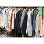A Large Quantity of Assorted Circa 1950s and Later Gents Costume, comprising wool coats, suits,