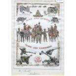 Joan Wanklyn - Design for the Royal Artillery Regiment Cards (2)