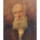 British School (Early 20th century) Portrait of a bearded Gentleman, head and shoulders Oil on