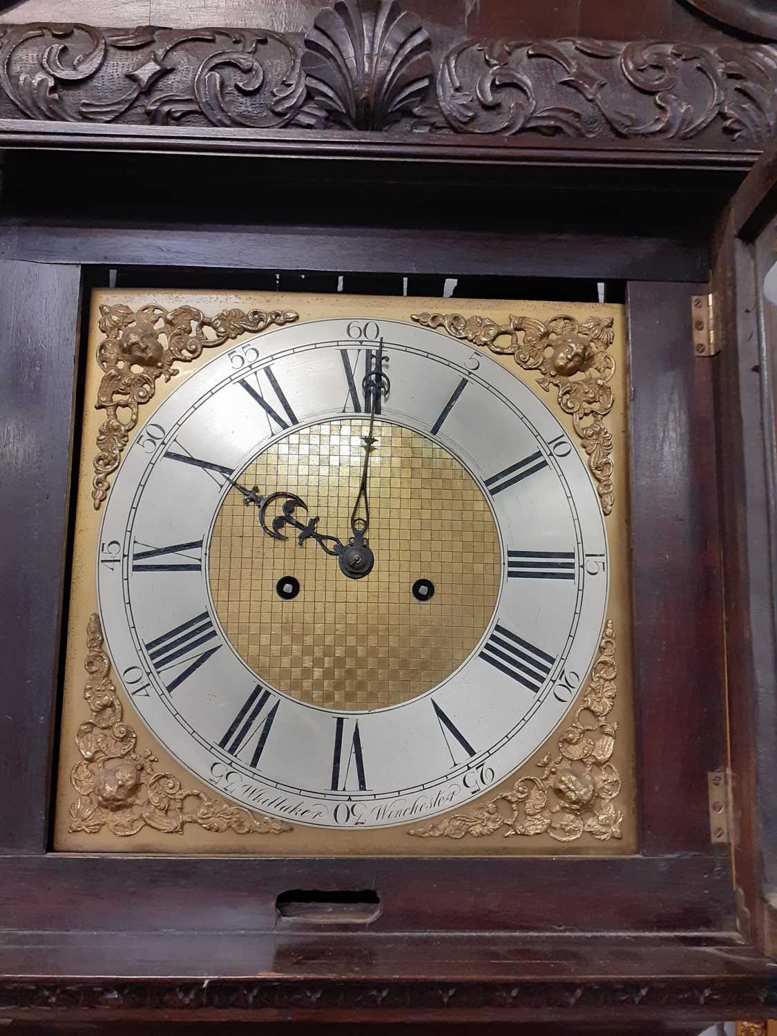 A Mahogany Eight Day Longcase Clock, the later dial bearing later inscription "Whittaker, - Image 2 of 15