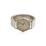 A Military Air Ministry Omega Wristwatch, case back with military marks A.M 6B/159 A.5120 Movement