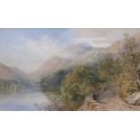 Circle of James Drummond RSA FSA (1816-1877) Scottish Scottish landscapes Six watercolours, largest,