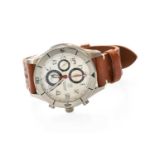 A Stainless Steel Automatic Calendar Chronograph Victorinox Swiss Army Wristwatch, with boxes and
