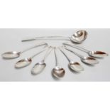 A Collection of Assorted George I and Later Silver Table-Spoons, Hanoverian or Old English