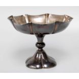 An Edward VII Silver Pedestal Bowl, by Horace Woodward and Co. Ltd., London, 1901, the lobed
