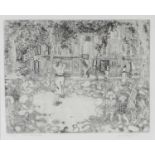 Anthony Gross CBE, RA (1905-1984) "La Pouvette" Signed, inscribed and numbered 13/70, etching, 22.