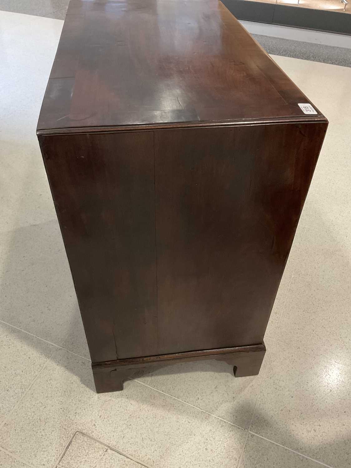 A George II Red Walnut Straight-Front Chest of Drawers, circa 1750, the crossbanded and moulded - Image 26 of 32