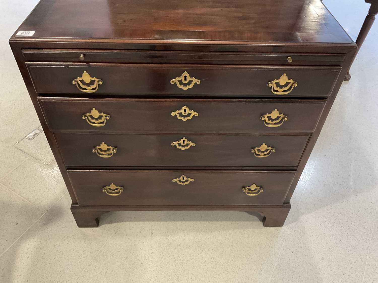 A George II Red Walnut Straight-Front Chest of Drawers, circa 1750, the crossbanded and moulded - Image 23 of 32