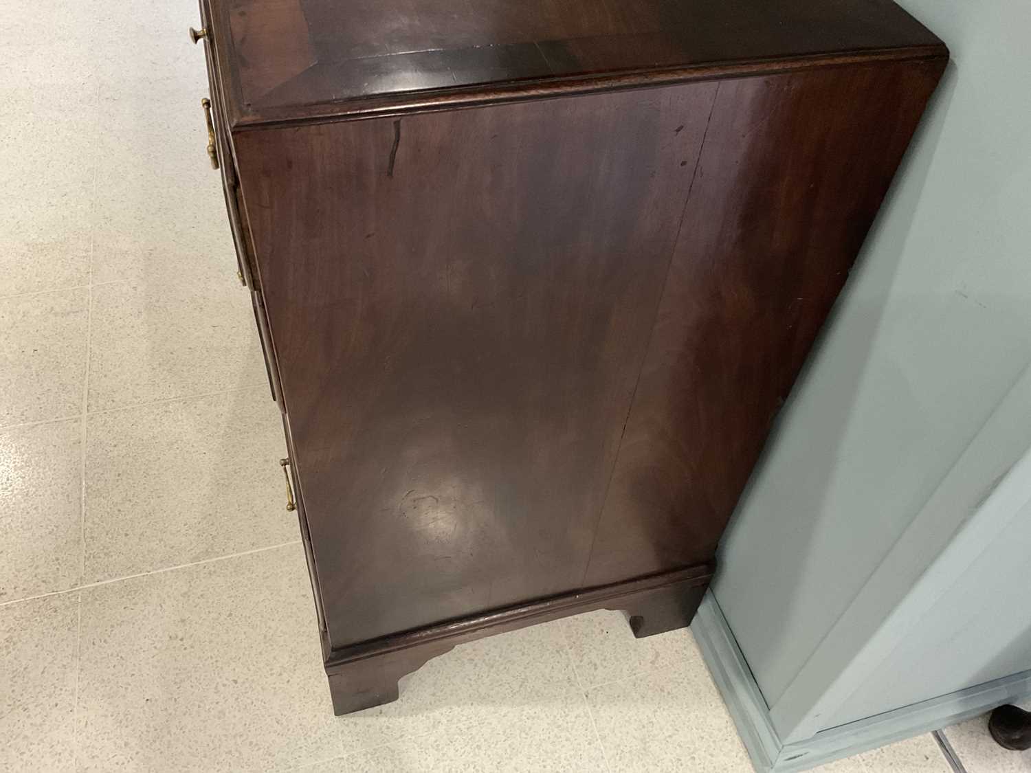 A George II Red Walnut Straight-Front Chest of Drawers, circa 1750, the crossbanded and moulded - Image 16 of 32