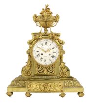A French Ormolu Striking Mantel Clock, signed E.Sevenier & G.Gobe A Paris, circa 1870, case