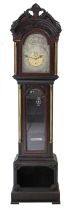 A Mahogany Chiming Longcase Clock, retailed by Batty & Sons, Manchester, circa 1900, 13-3/4-inch