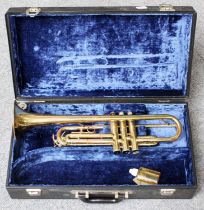 A B & M Champion Trumpet (cased)