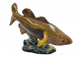Beswick Large-Mouthed Black Bass, model No. 1266, various colours gloss In good condition, with fine