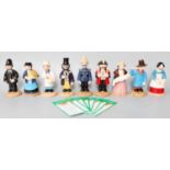 John Beswick Trumpton, Camberwick Green Figures, all limited edition, including Captain Flack and