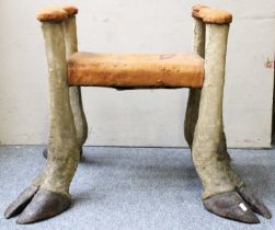 A Camel Leg Stool