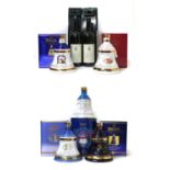 Bell's Extra Special Old Scotch Whisky Decanters: 1998 - The Prince of Wales 50th Birthday; 2000 -