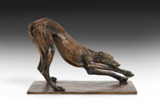 Sally Arnup FRBS, ARCA (1930-2015) "Skeaping's Greyhound" Signed and inscribed IX/X, bronze, 19cm