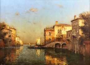 Marc Aldine (1870–1957) French Vue de Venise Signed, oil on canvas, 58cm by 79.5cm Relined,