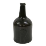 A Sealed Wine Bottle, dated 1772, of cylindrical form with sloping shoulders, the seal inscribed T
