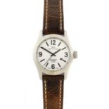 Glycine: A Stainless Steel Automatic Calendar Centre Seconds Wristwatch, signed Glycine, model:
