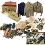 A Quantity of Militaria, including a pair of US Coastguards bell bottom trousers, a British