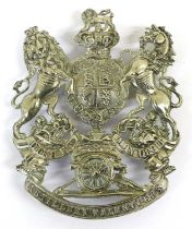 A Victorian Homes Services Other Ranks White Metal Helmet Plate to the Artillery Volunteers, with