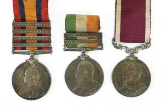 A Cape Mounted Riflemen Long Service Group of Three Medals, awarded to 1576 PTE.J.CONROY CAPE M.