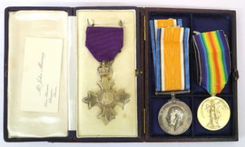 The Most Excellent Order of the British Empire – an OBE Breast Badge, first type, silver gilt with
