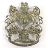 A Victorian Homes Services Other Ranks White Metal Helmet Plate to the First Suffolk Artillery