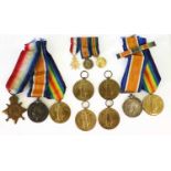 A First World War Trio, awarded to 11528 CPL. W. KITSON, W.RID.R., comprising 1914-15 Star,