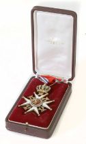 The Kingdom of Norway - Order of St. Olav, Civil Division, Commander's Neck Badge by J Tostrup,