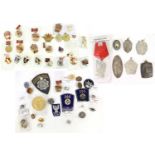 A Collection of Post-Second World War Military Badges, including Communist China, Russian and Polish