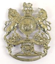 A Victorian Homes Services Other Ranks White Metal Helmet Plate to the First Northumberland