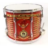 An Elizabeth II Side Drum to the 1st Bn. The Duke of Wellington's (West Riding) Regiment, by