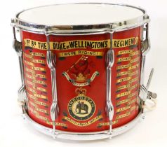 An Elizabeth II Side Drum to the 1st Bn. The Duke of Wellington's (West Riding) Regiment, by