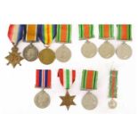 A First/Second World War Group of Four Medals, awarded to 16-761 PTE.G.L.NORTON, W.YORK.R.,