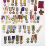 A Collection of Forty One Miniature Medals, for 19th and 20th Century British campaigns, including