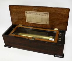 A Tremolo-Harp Musical Box, By George Baker-Troll & Co.