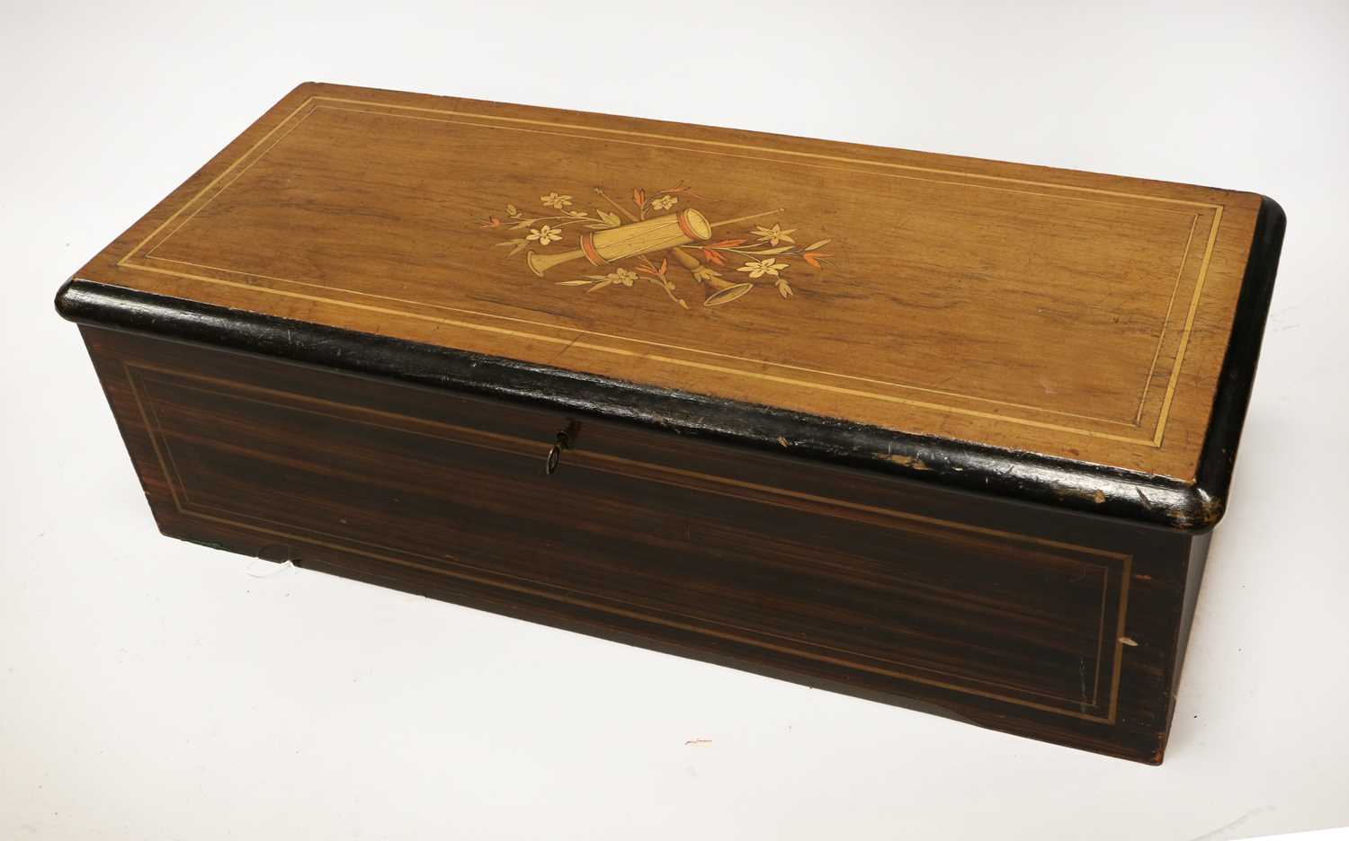 A 'Zither-Tremolo' Musical Box, Playing Eight Airs - Image 2 of 3