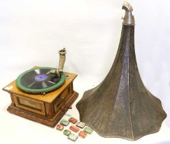 An Early Senior Monarch Horn Gramophone