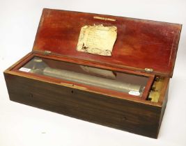 A Lever-Wind Musical Box, By L. Frères(B.B.&C.)