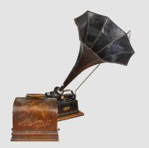 An Early Key-Wind Edison GEM Phonograph