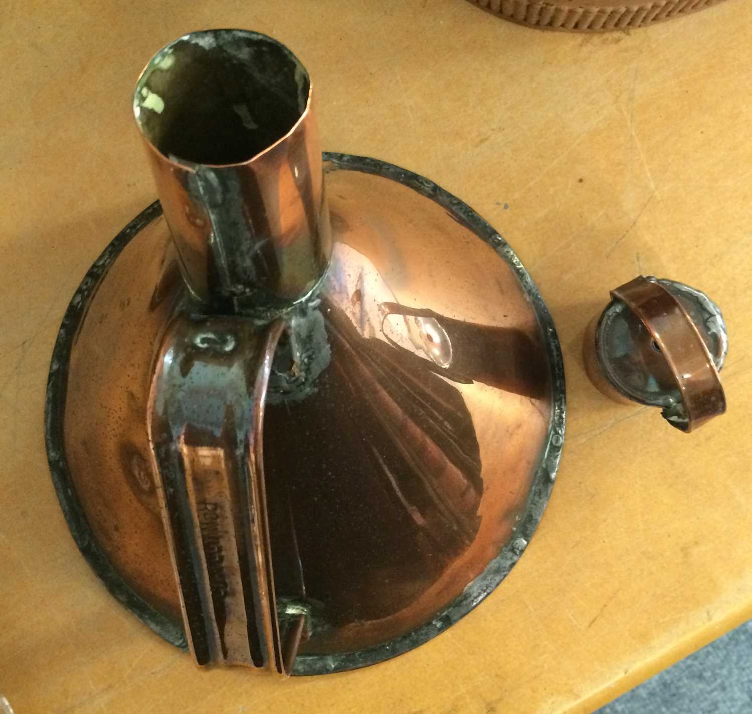A Tin Trunk, containing copper, silver cigarette case, etc - Image 11 of 14
