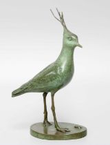 Patricia Northcroft (Contemporary), limited edition patinated bronze sculpture 'Lapwing II',