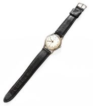 A Stainless Steel Garrard Wristwatch