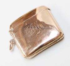 An Edward VII Gold Vesta-Case, by Cornelius Desormeaux Saunders and James Francis Hollings Shepherd,