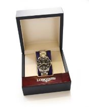 A Quartz Longines Hydro Conquest Wristwatch, with box and papers The watch is in going order