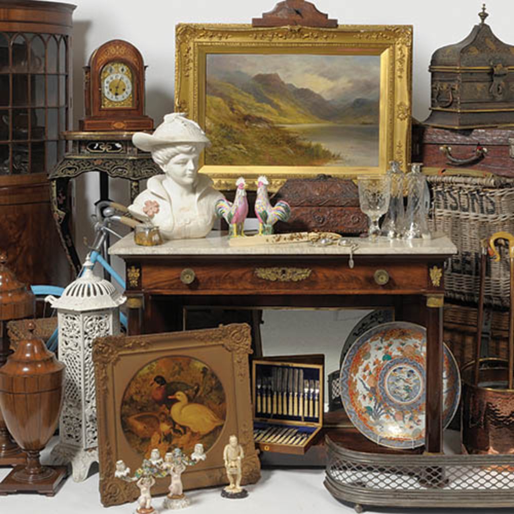 Antiques & Interiors, to include a Section of Silver - Part I