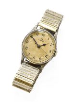 A Military Air Ministry Omega Wristwatch, case back with military marks A.M 6B/159 A.5120 The case